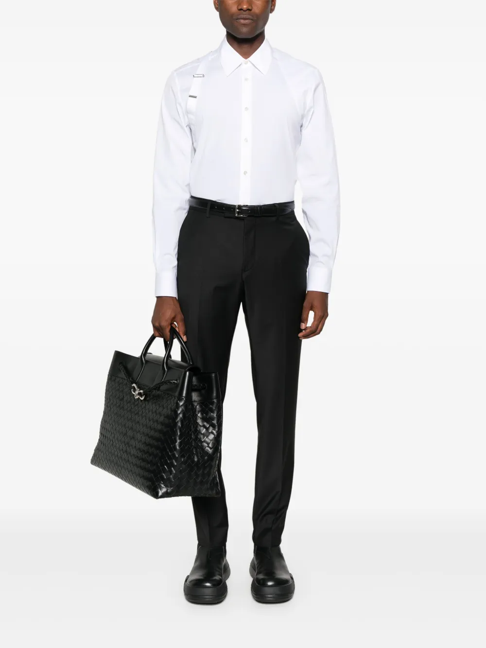 Alexander McQueen Katoenen overhemd - Wit