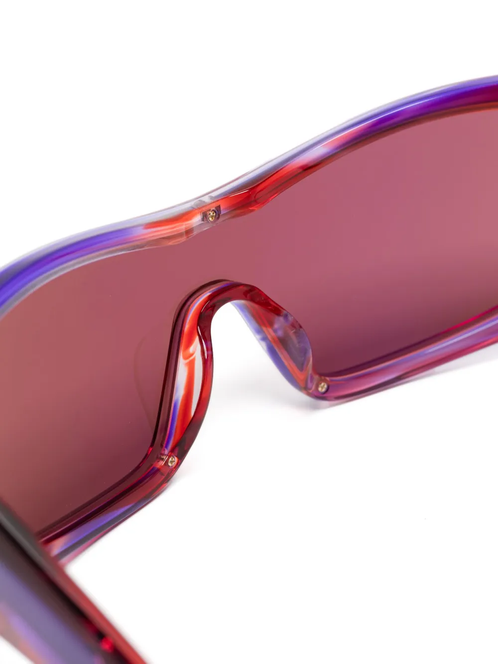 Dita Eyewear Zonnebril met oversized montuur Rood