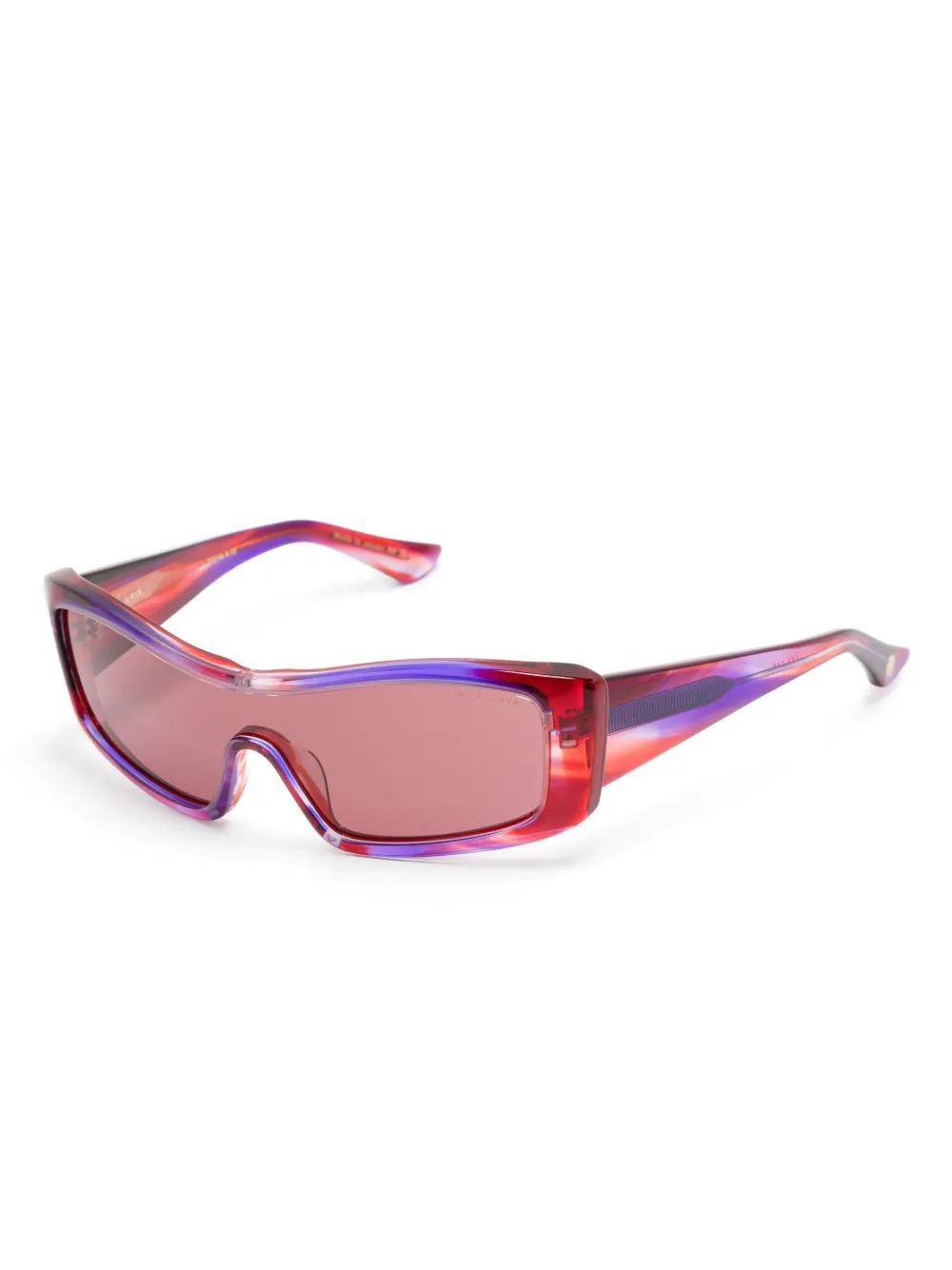 Dita Eyewear Zonnebril met oversized montuur Rood