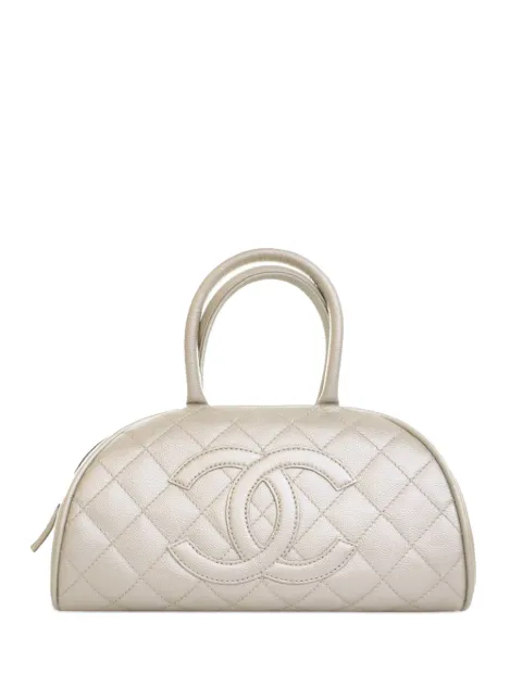 CHANEL Pre-Owned sac à main en cuir Caviar Bowler Bag (2005-2006)