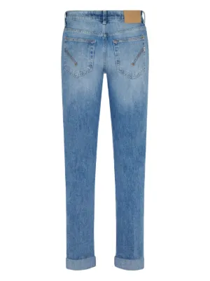 デニム・ジーパン DONDUP Women Denim Pants LDP801DSK297DIR8WDDS25800 Blue Women's Slim Fit Jeans | Dondup