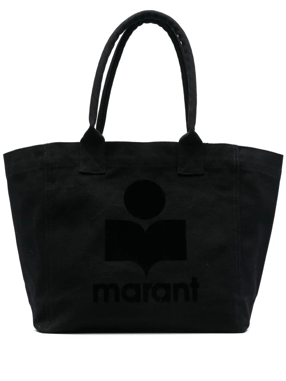 ISABEL MARANT cotton tote bag | Black | Image 1