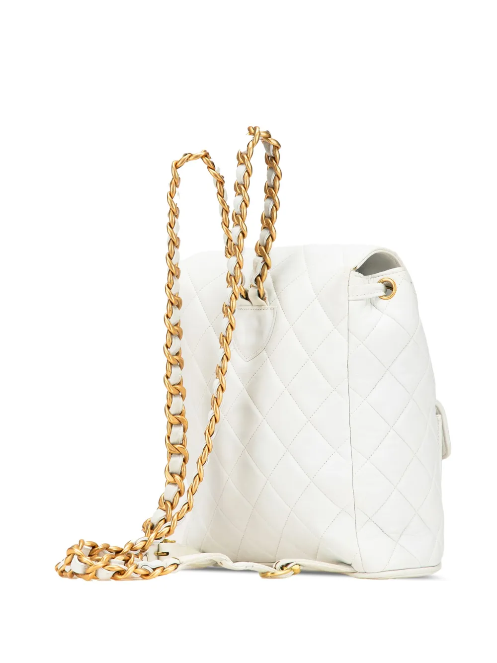 Pre-owned Chanel 1994-1996 Medium Quilted Lambskin Duma Backpack