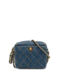 CHANEL Pre-Owned 1996-1997 CC Quilted Denim Turnlock Camera Bag crossbody bag - Blue