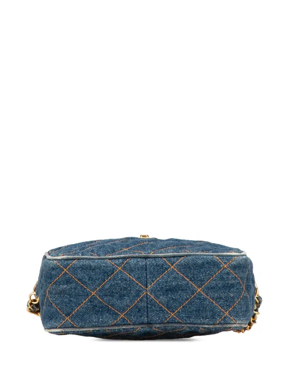 CHANEL シャネル デニム ターンロック ココマーク バレッタ シャネル ココマーク デニム マトラッセ ターンロック ショルダーバッグ