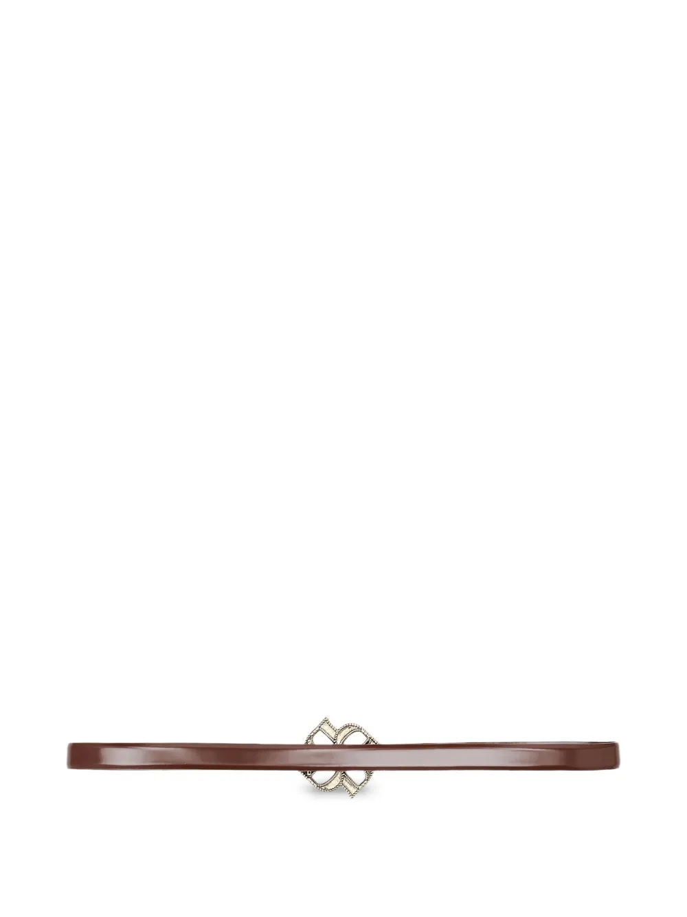 Dorothee Schumacher Subtle Shine rose-buckle leather belt | Image 2