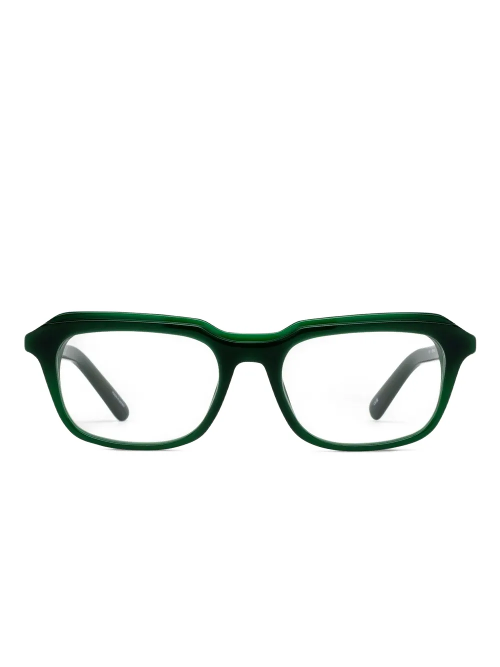 Jacquemus Citta geometric-frame glasses Groen