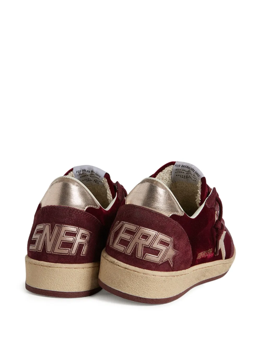 Golden Goose Ballstar suede sneakers Red