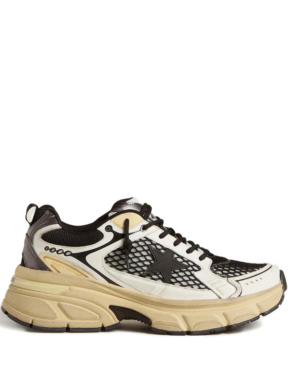 Golden Goose Lightstar leather sneakers White