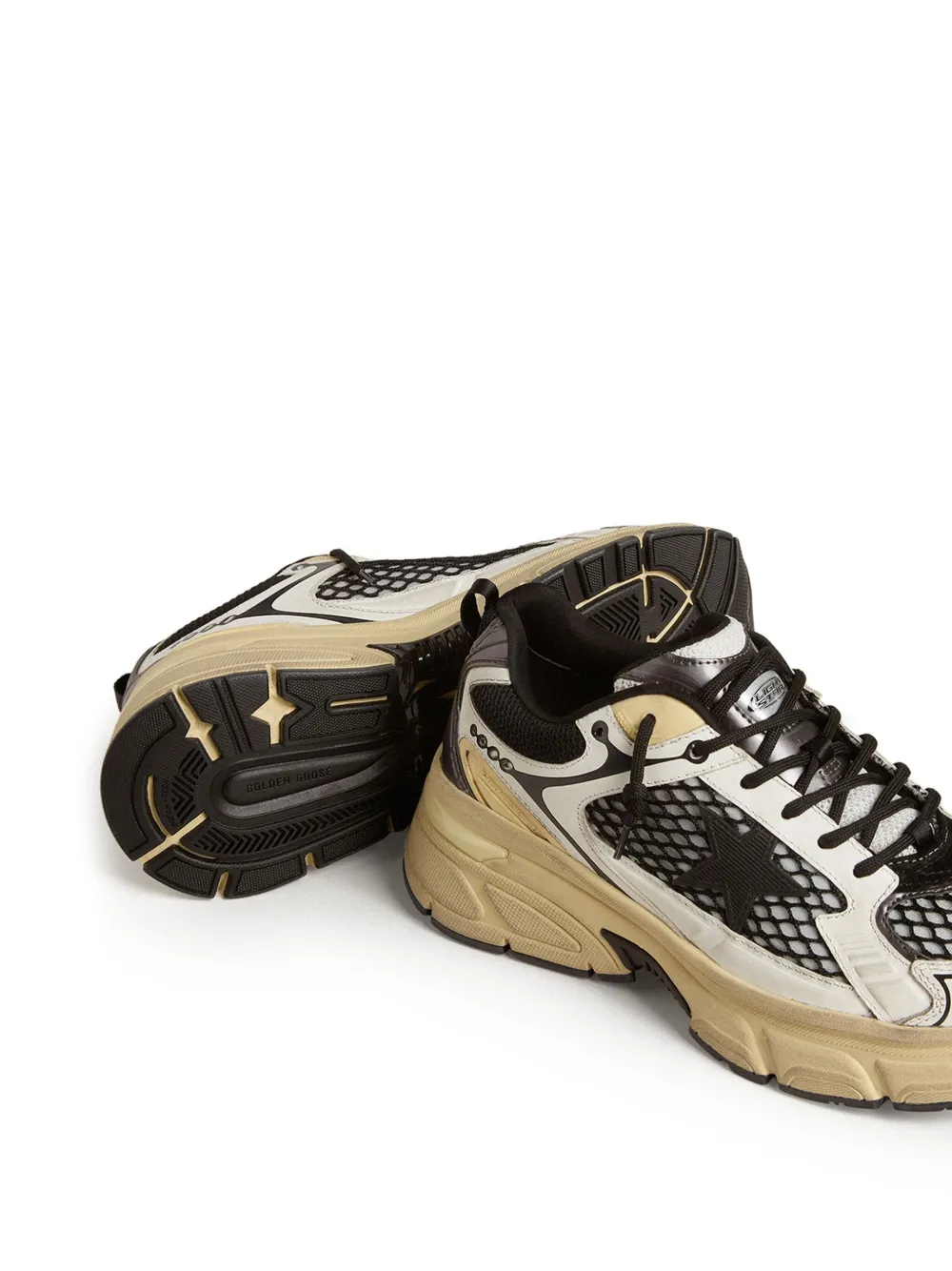 Golden Goose Lightstar leather sneakers White