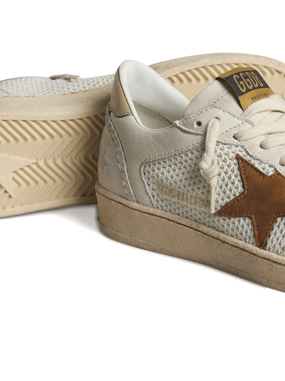 Golden Goose Ball Star leather sneakers Neutrals