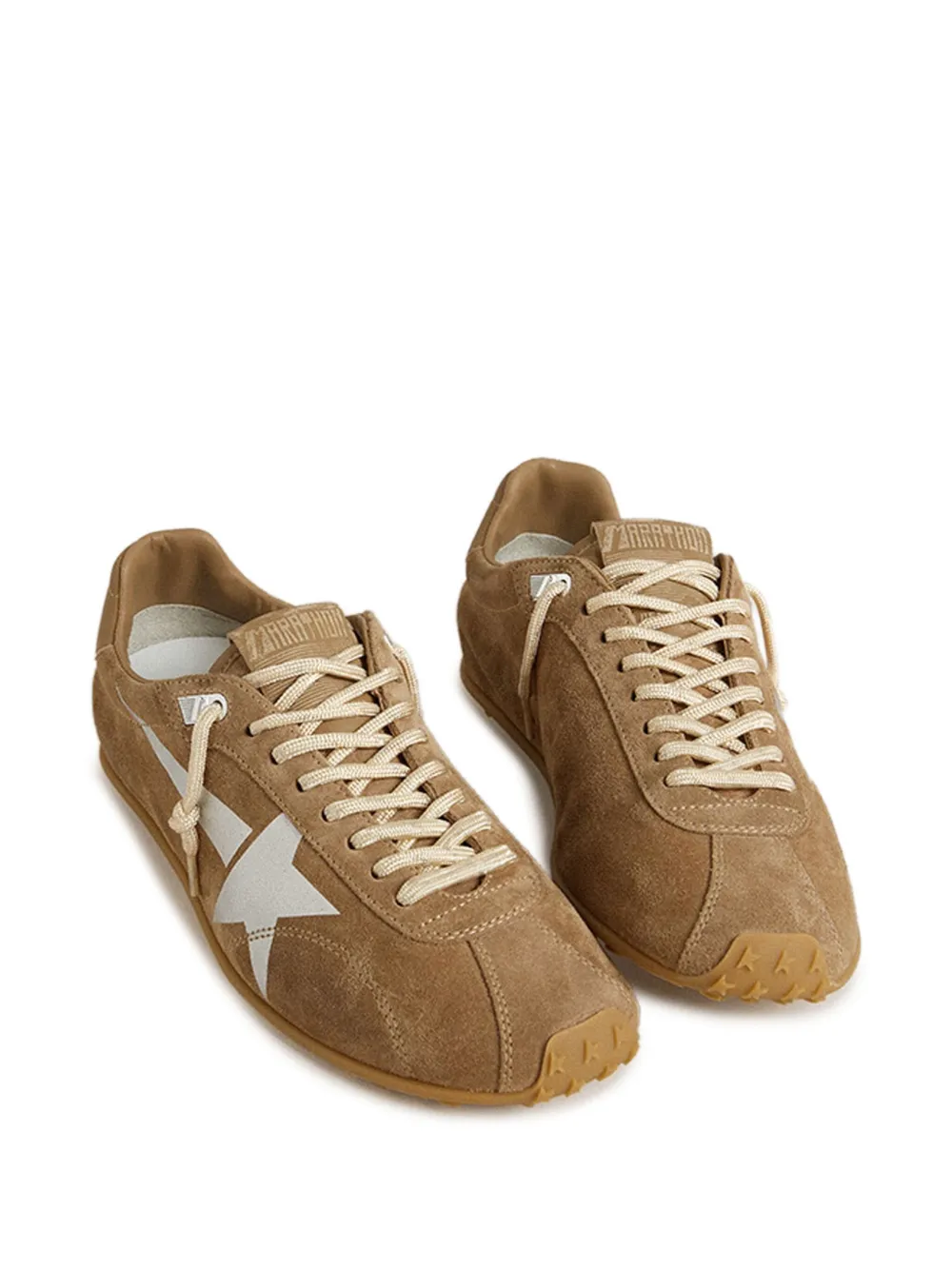 Golden Goose Marathon Speed suède sneakers Bruin