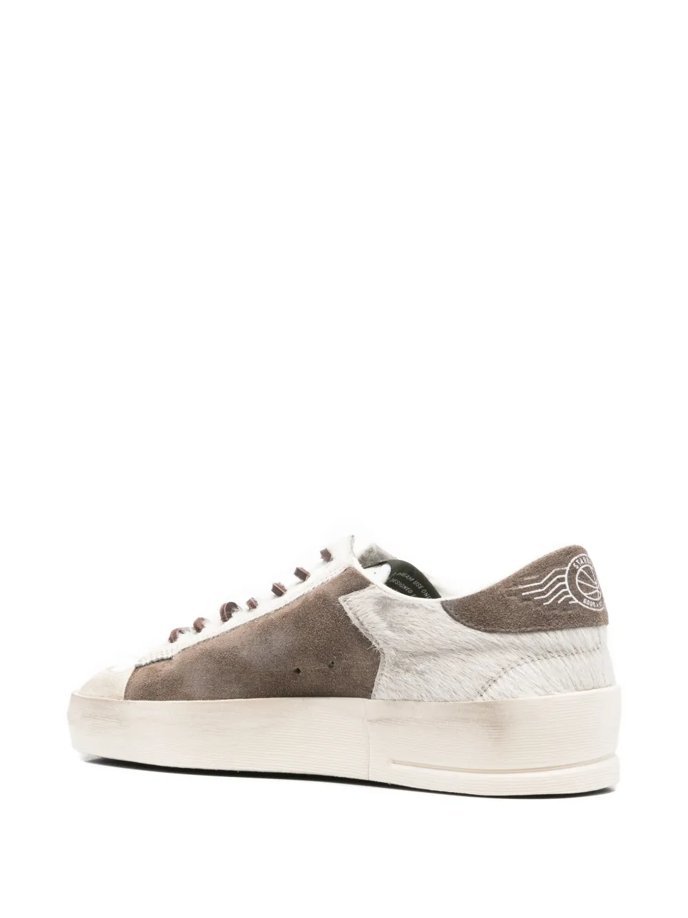 Golden Goose Stardan Suede Sneakers In Brown