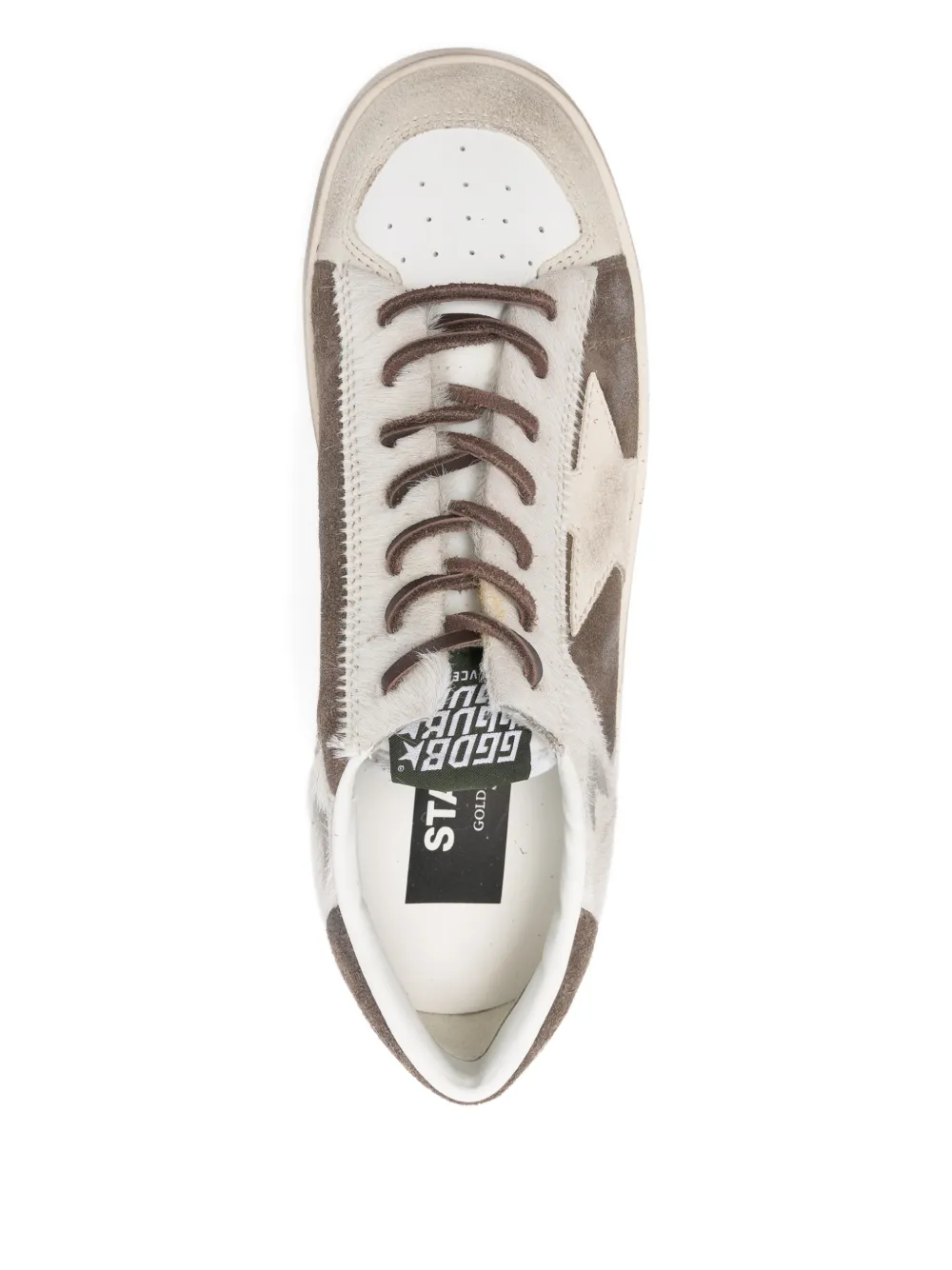 Golden Goose Stardan Suede Sneakers In Brown
