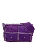 CHANEL Pre-Owned 2000-2002 CC Shearling Suede shoulder bag - Purple