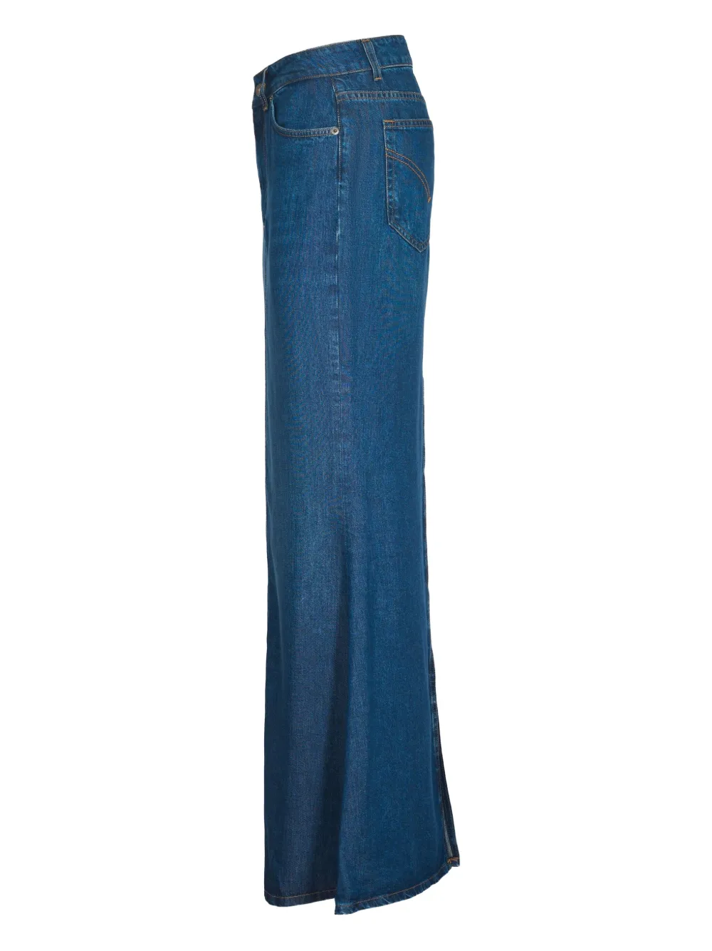 DONDUP FLARED DENIM SKIRT 