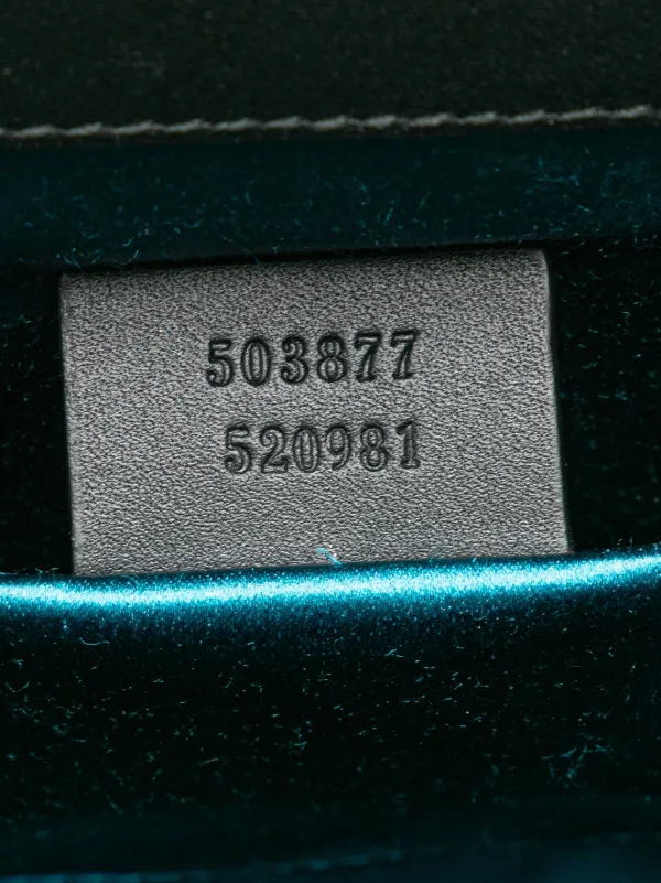 Gucci Pre-Owned 2016-2024 スモール スエード オフィディア チェーン