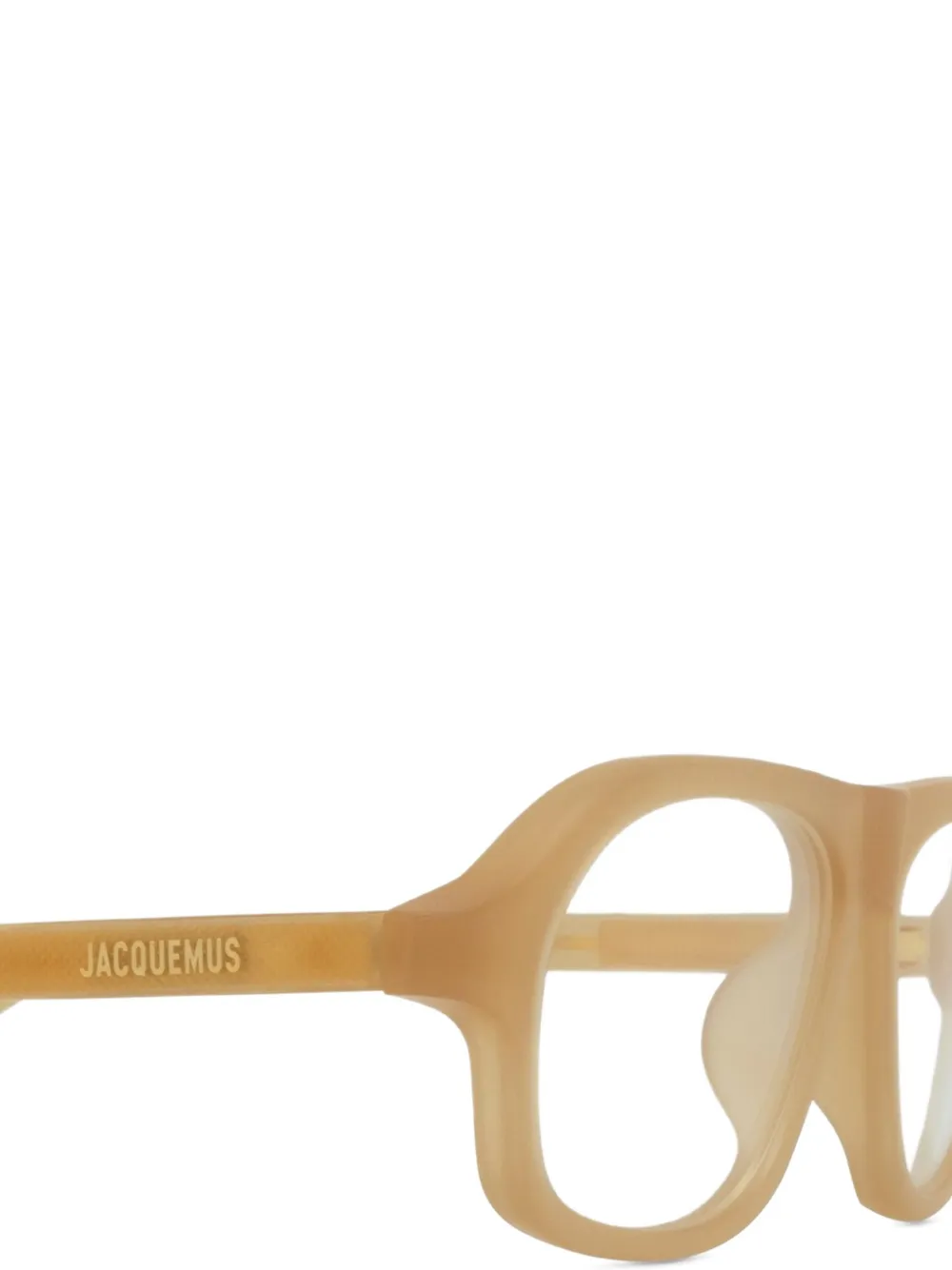 Jacquemus BÉCANE Matt Milky Brown Bruin
