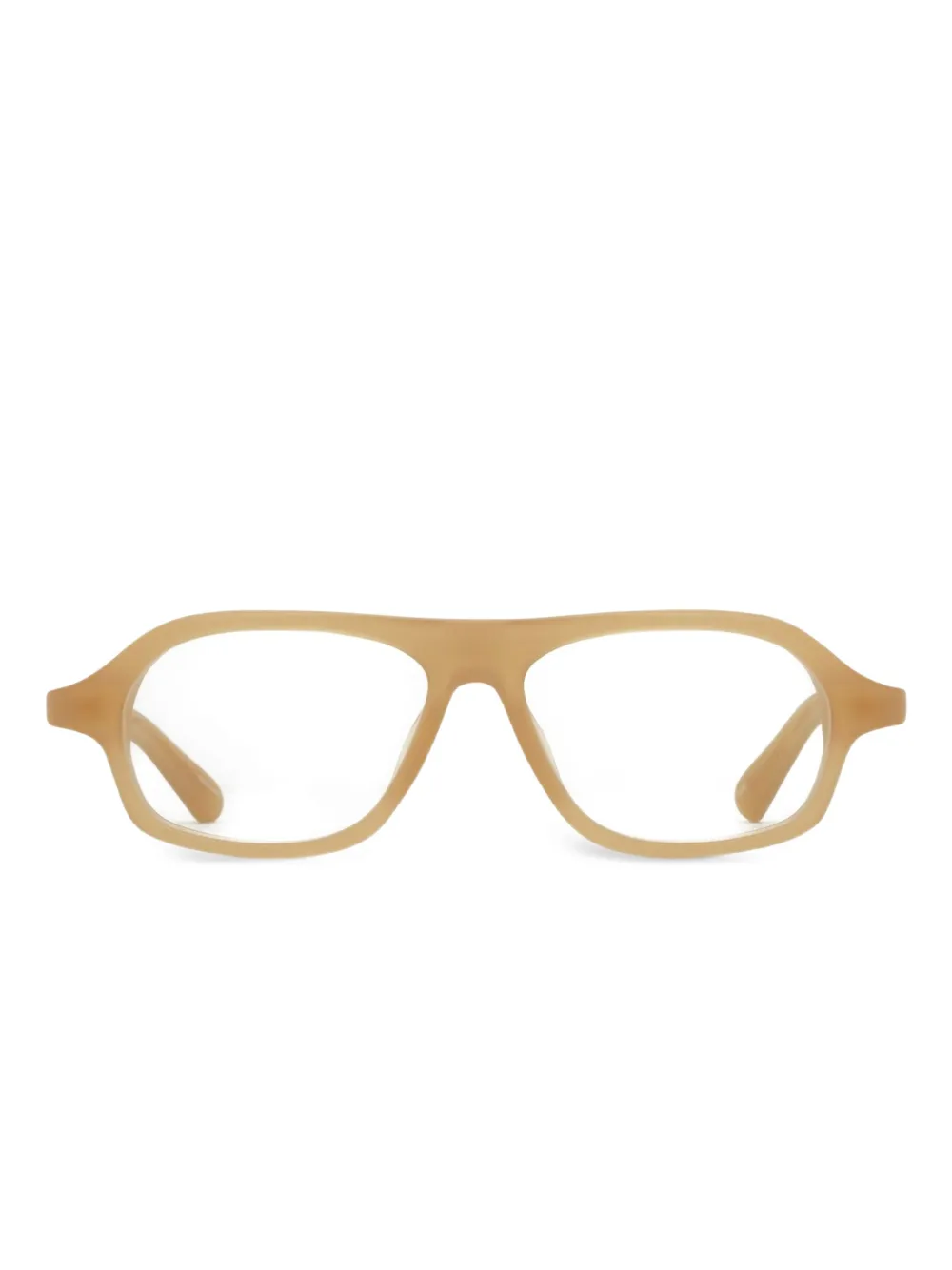 Jacquemus geometric-frame glasses Bruin