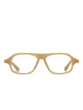 Jacquemus geometric-frame glasses - Brown