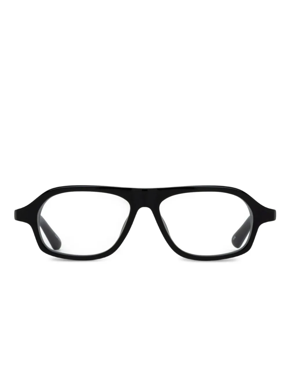 Jacquemus geometric-frame glasses Zwart