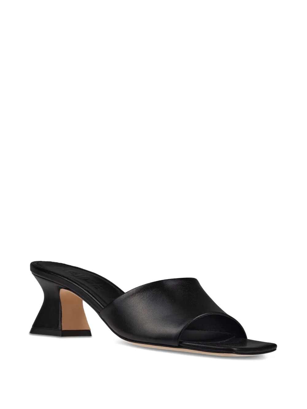 Aeyde 45mm leren sandalen Zwart