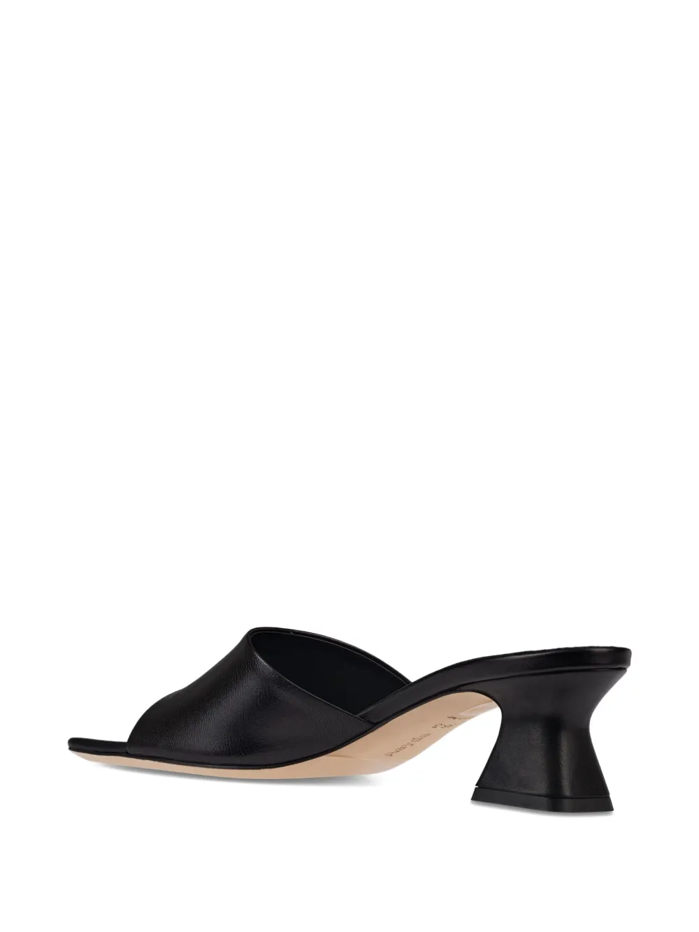 Aeyde 45mm leren sandalen Zwart
