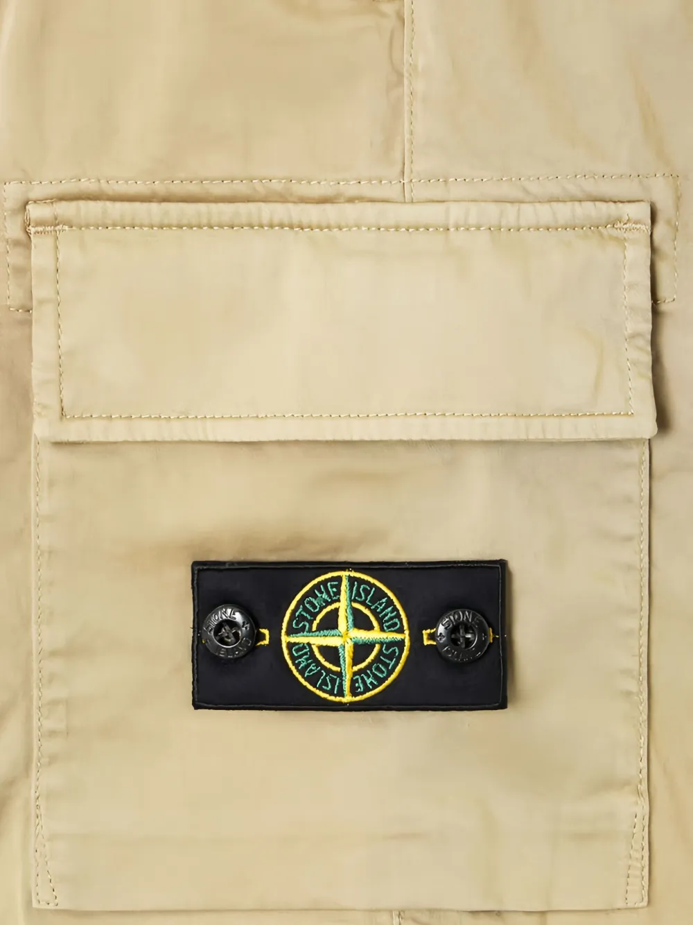 Stone Island Junior Cargo shorts met Compass-logopatch Bruin