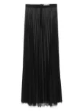 The Frankie Shop Vallen maxi mesh skirt - Black