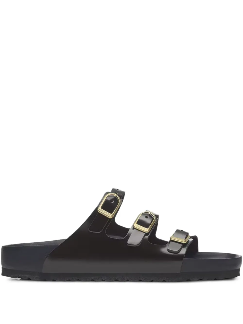 Birkenstock Florida three-buckle slide sandals Black