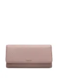 Bally grained leather logo wallet - Pink