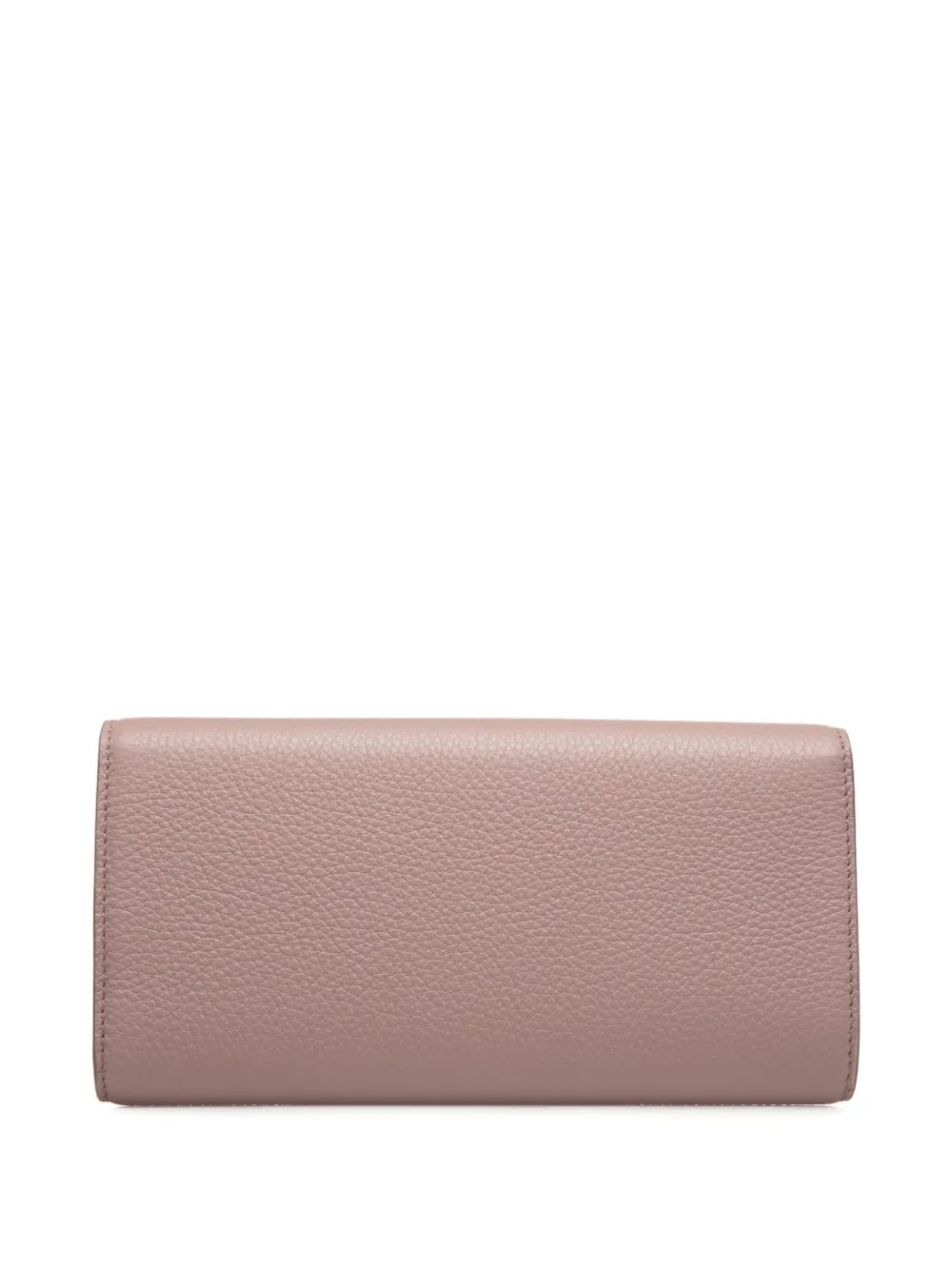 Bally Portemonnee van bewerkt leer met logo Roze