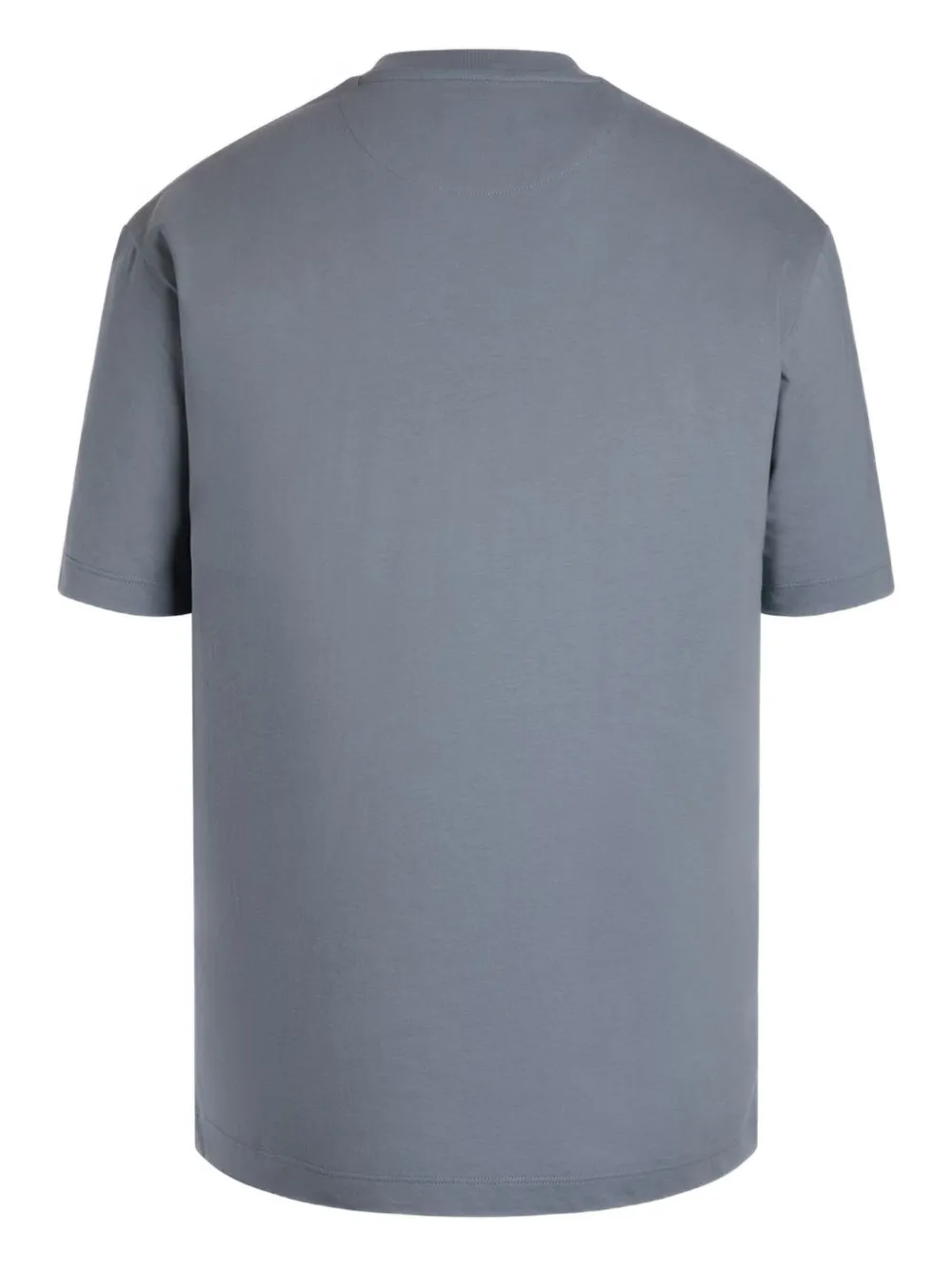 Bally Katoenen T-shirt met geruit vlak - Grijs