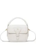 Bally mini Beckett flap-closure top-handle bag - White