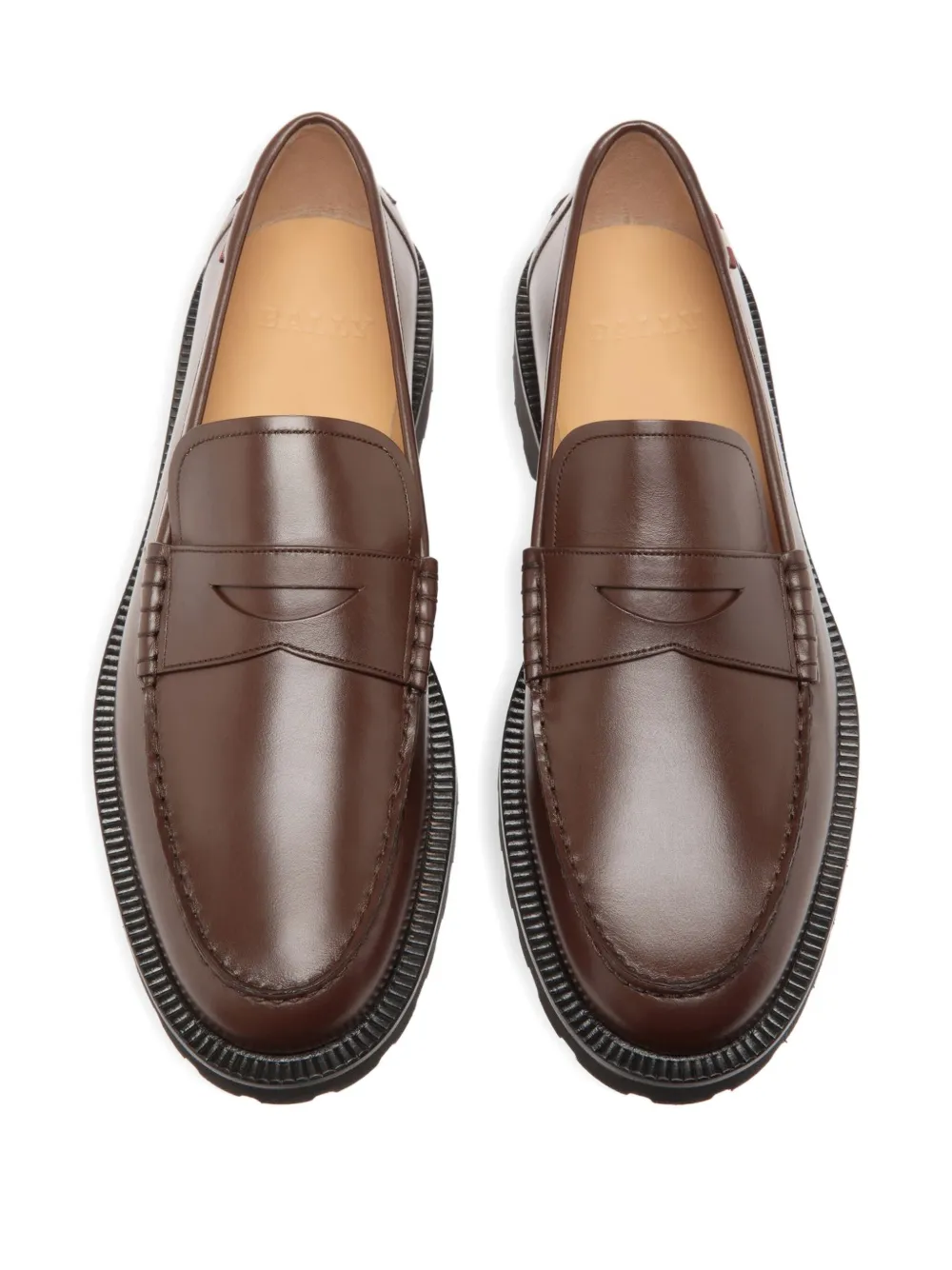 Bally Gyles leather loafers Brown