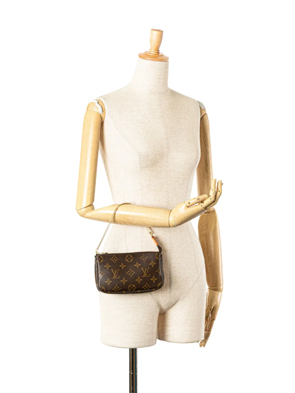 Pre-owned Louis Vuitton 2004 Monogram Mini Pochette Accessoires Handbag