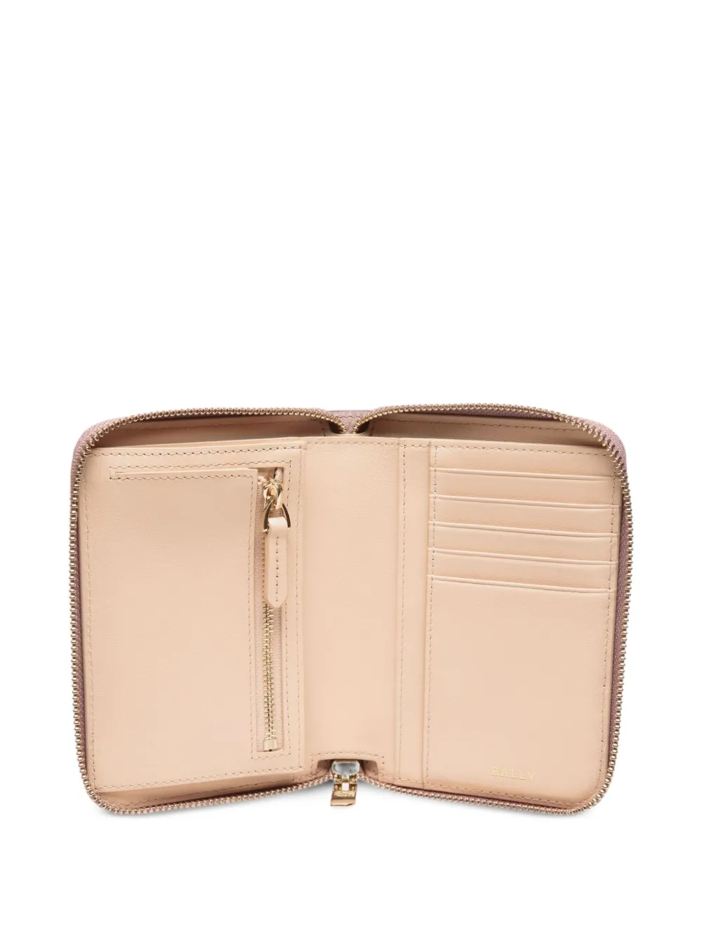 Bally Leren portemonnee Roze