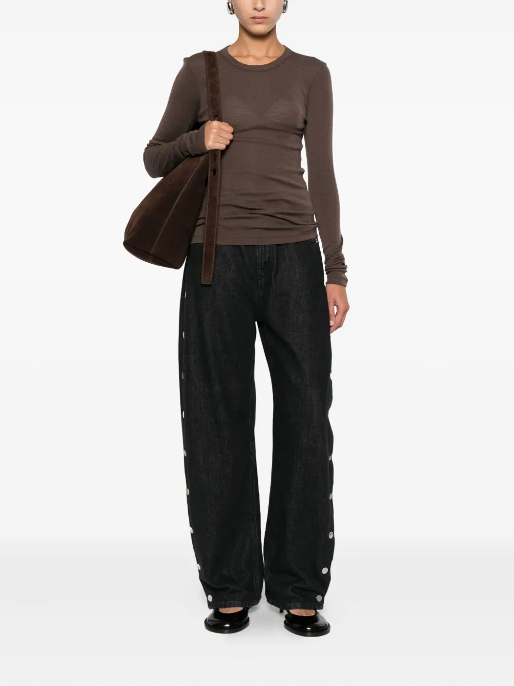Róhe crew-neck long-sleeve top | T-Shirts & Jersey Shirts | Image 2