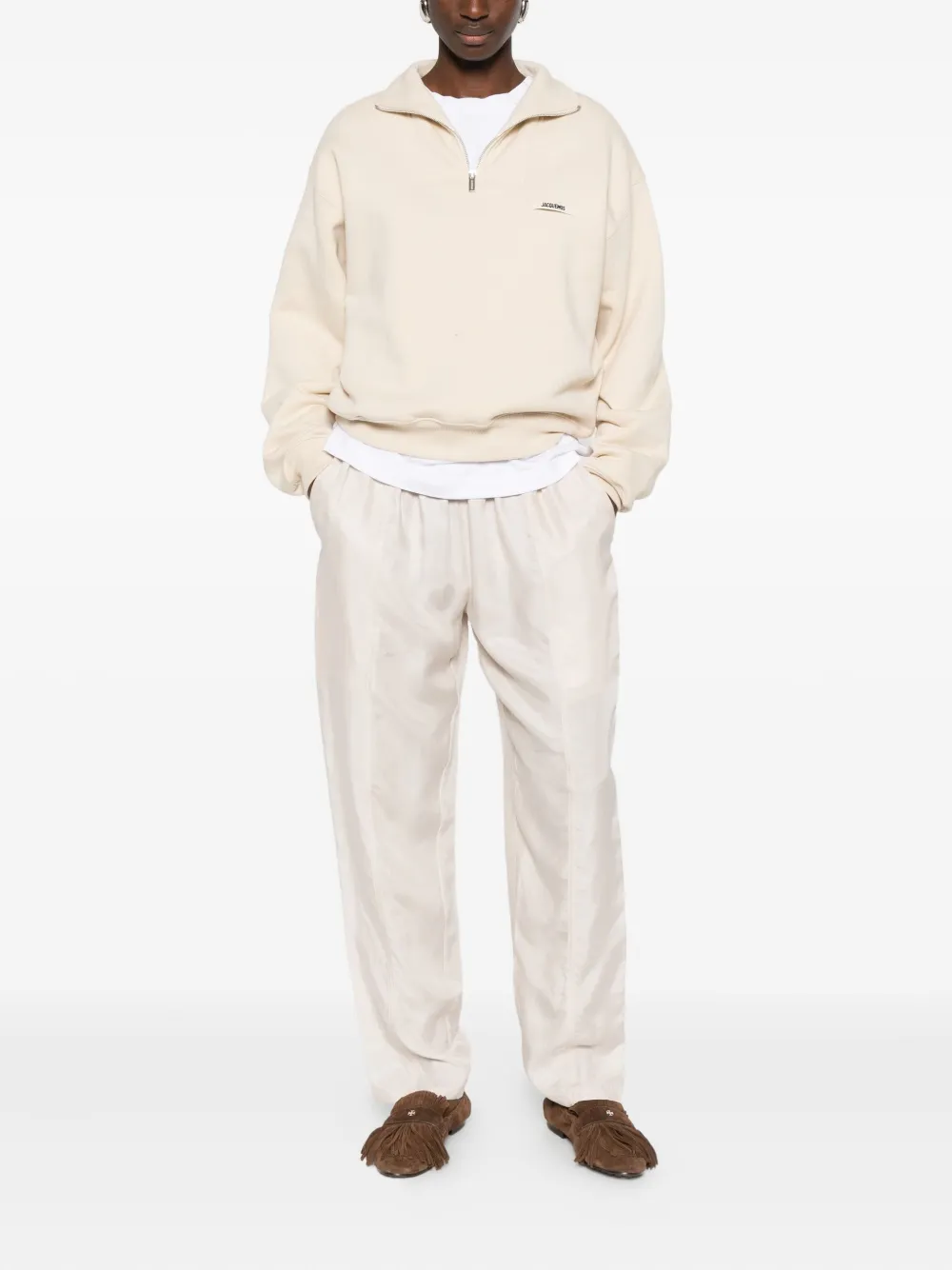 MARANT ÉTOILE Zaylee drawstring-fastening trousers | Straight-Leg Pants | Image 2