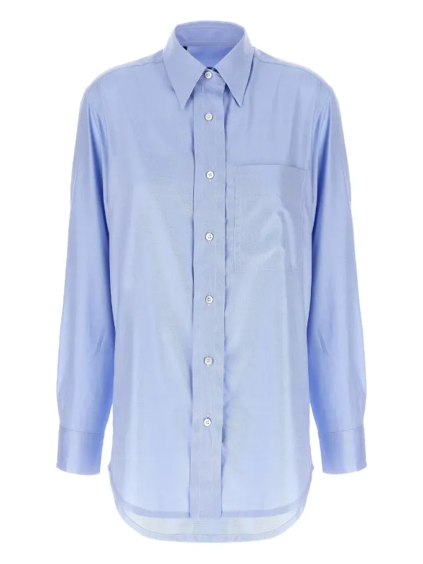 Brioni Chest-pocket Shirt in Blue