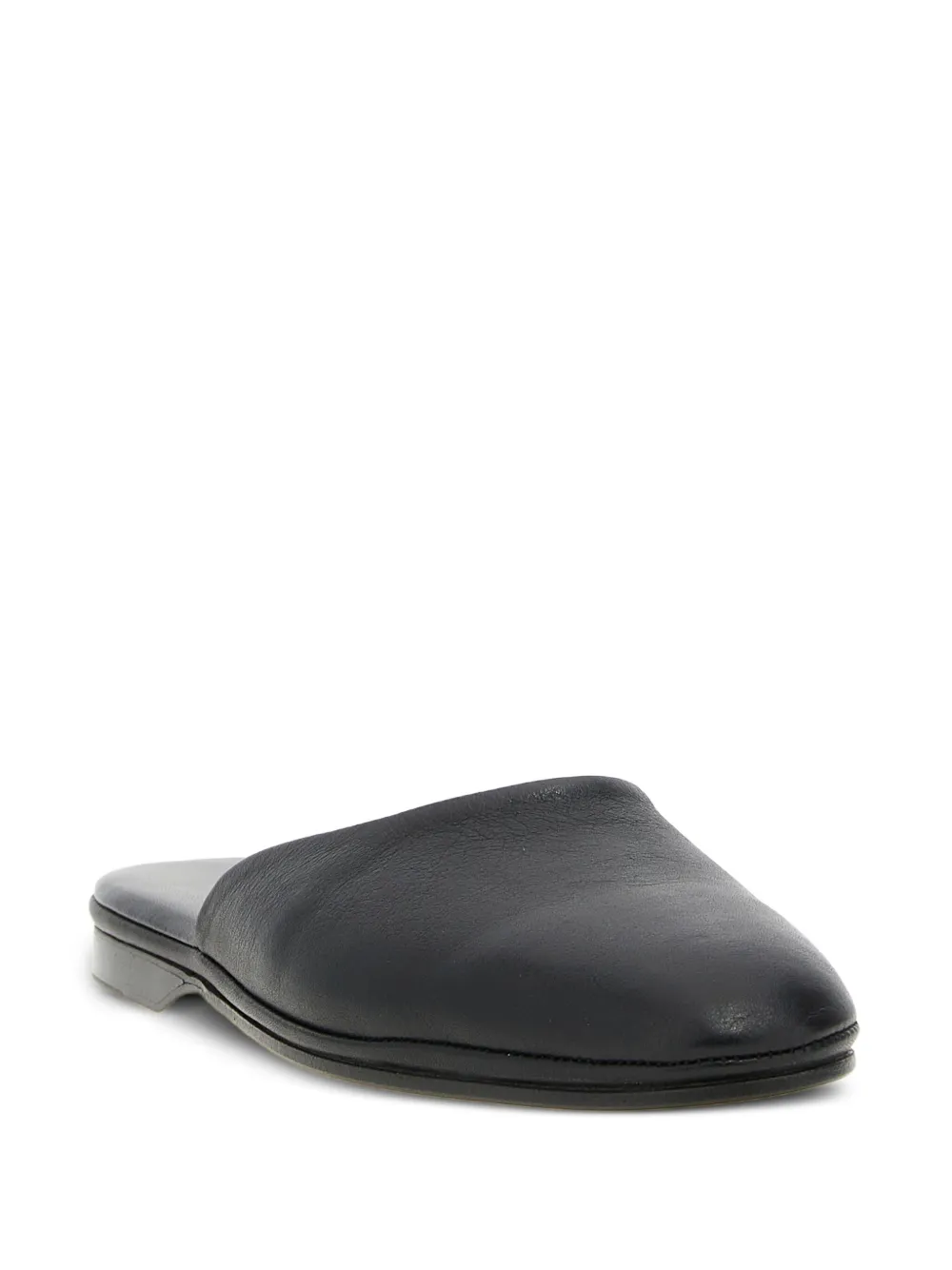 Brioni leather almond-toe mules | Flat Mules | Image 2
