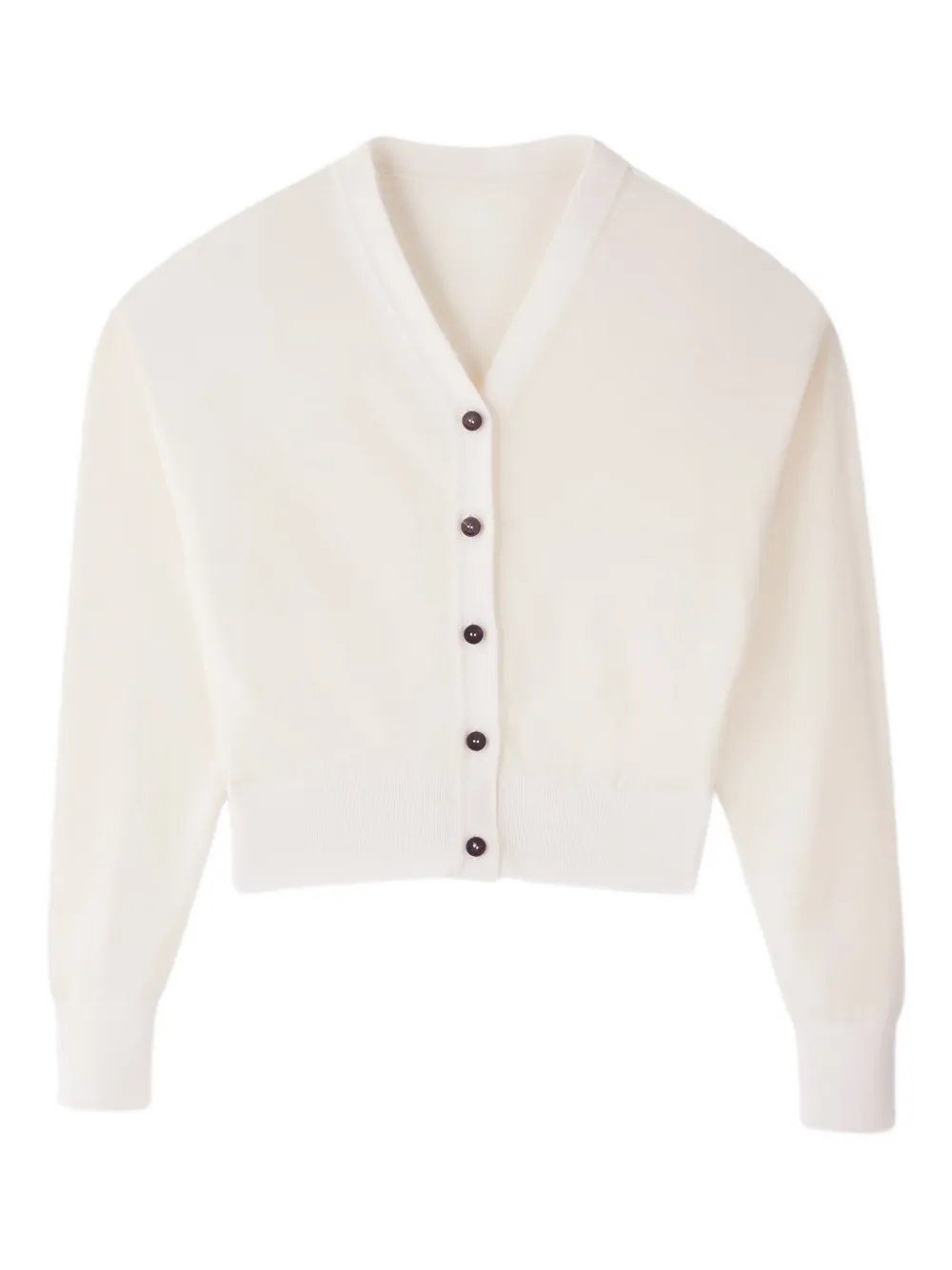 Jacquemus Maglia Cardigan Corto In White