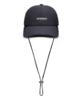 Jacquemus The Artichaut frayed-edge cap - Blue