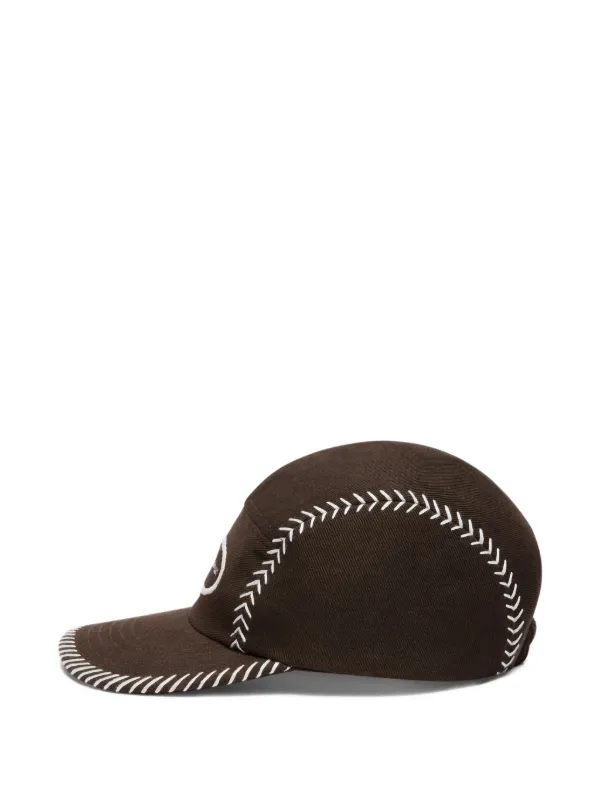 Jacquemus Casco Baseball Cap | Brown | FARFETCH