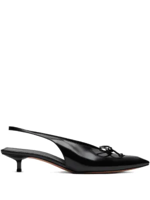 【JACQUEMUS】ジャックムス レザーモカシンサンダル ブラック JACQUEMUS(ジャックムス) サンダル・ミュール(レディース