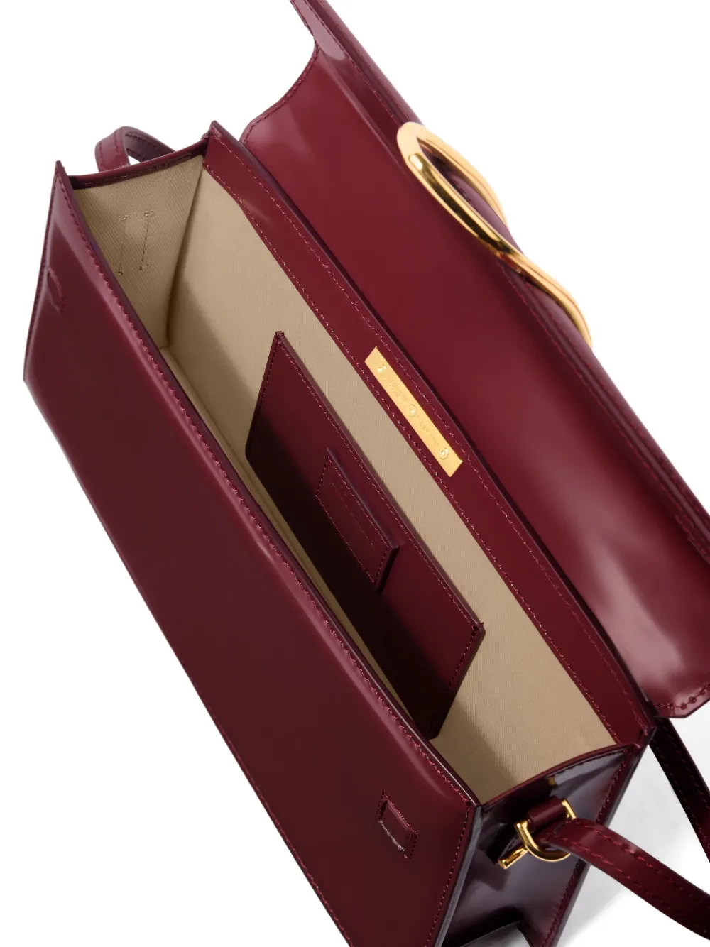 Jacquemus Le Bambino Shoulder Bag In Burgundy