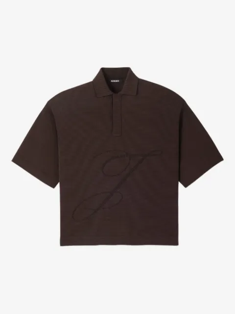 Jacquemus logo-detailing polo shirt