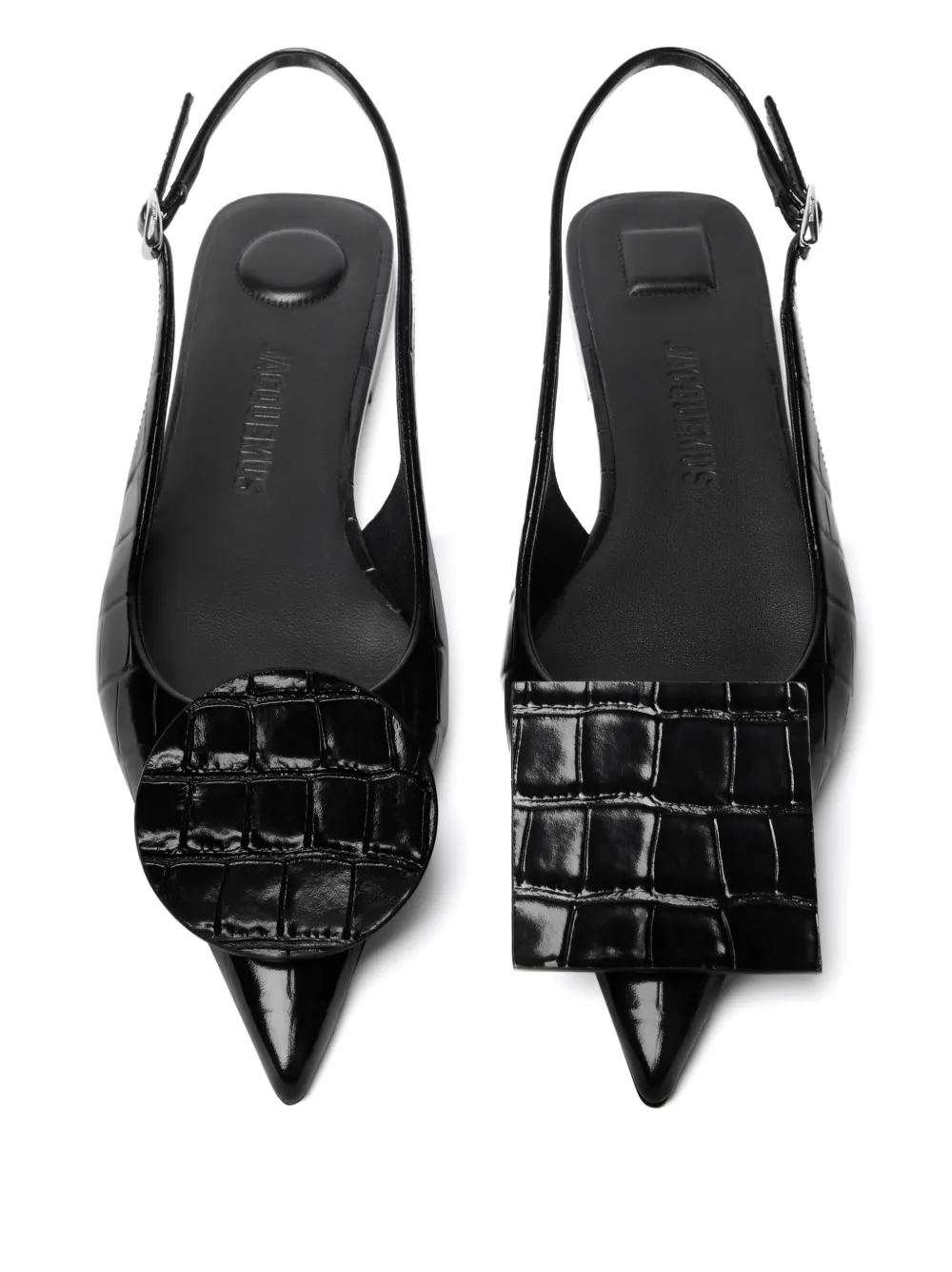 Jacquemus Duelo leren pumps Zwart