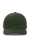 Jacquemus embroidered-logo cap - Green