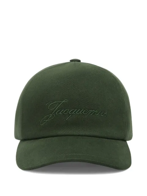 Jacquemus embroidered-logo cap